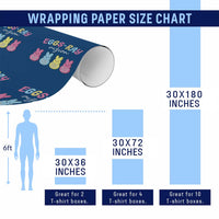 Radiology Easter Wrapping Paper Roll Eggs Ray Vision Xray Tech - Wonder Print Shop
