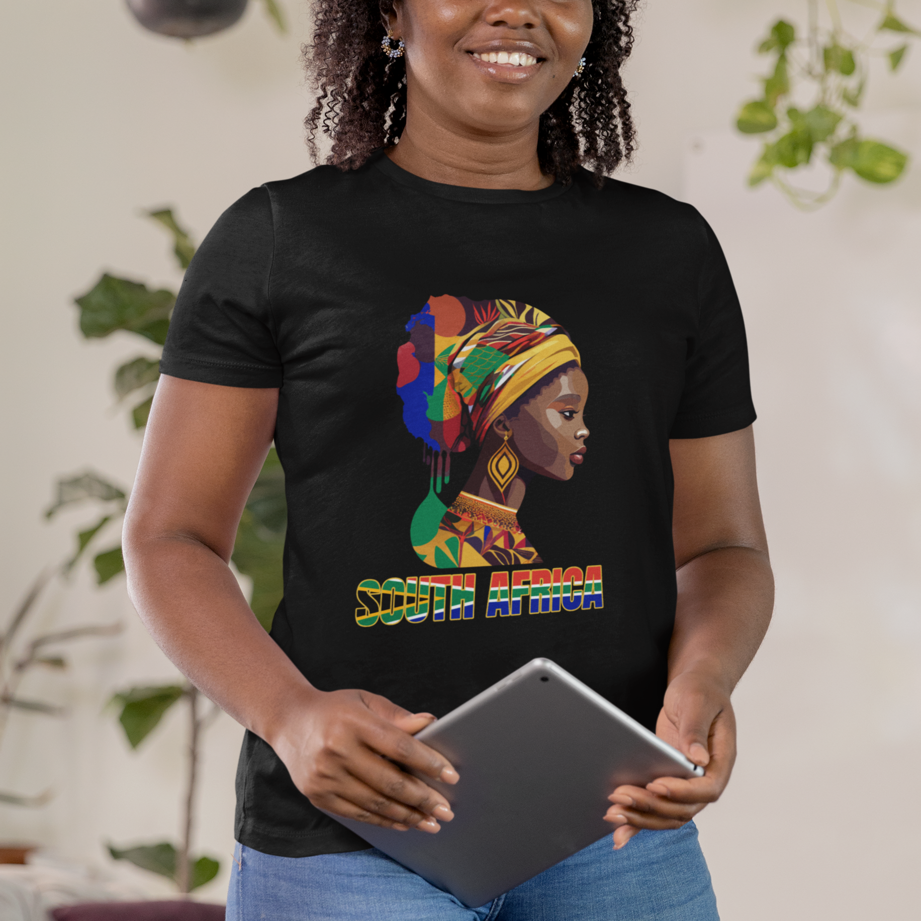 South African Women T Shirt For Women South Africa Pride Black Africans Coloureds - Wonder Print Shop