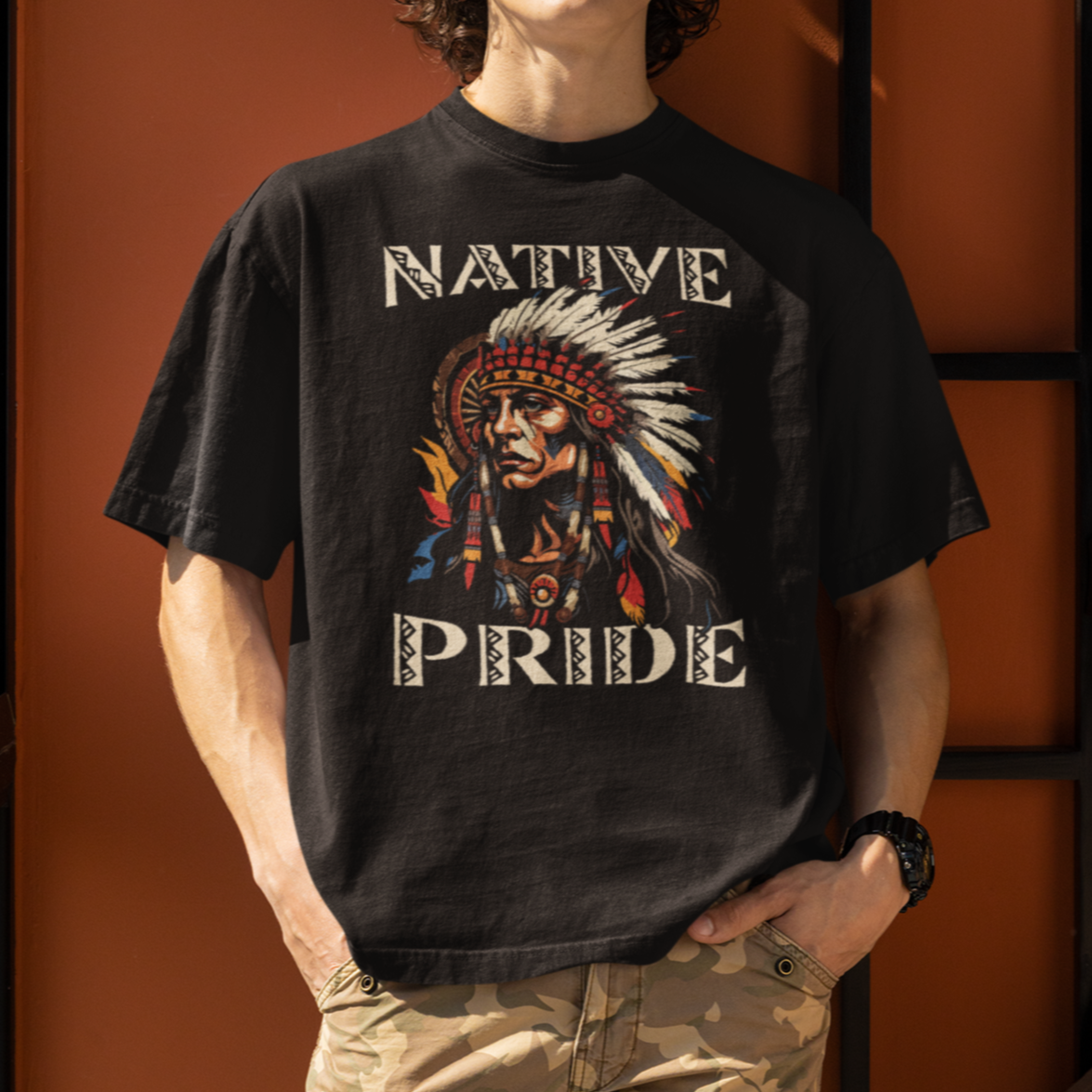 Native American T Shirt Native Pride Indigenous American Indians - Wonder Print Shop