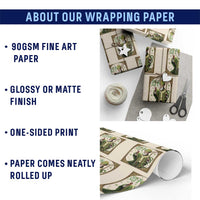 Saint Patrick Go'n Git Wrapping Paper Roll Funny St Patricks Day Snake Legend