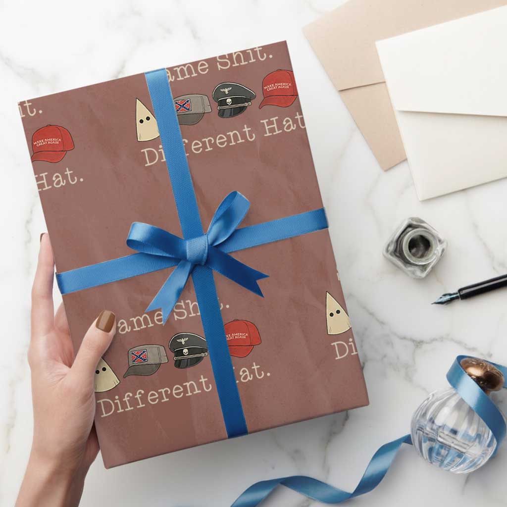 Same Shit Different Hat Wrapping Paper Roll - Wonder Print Shop