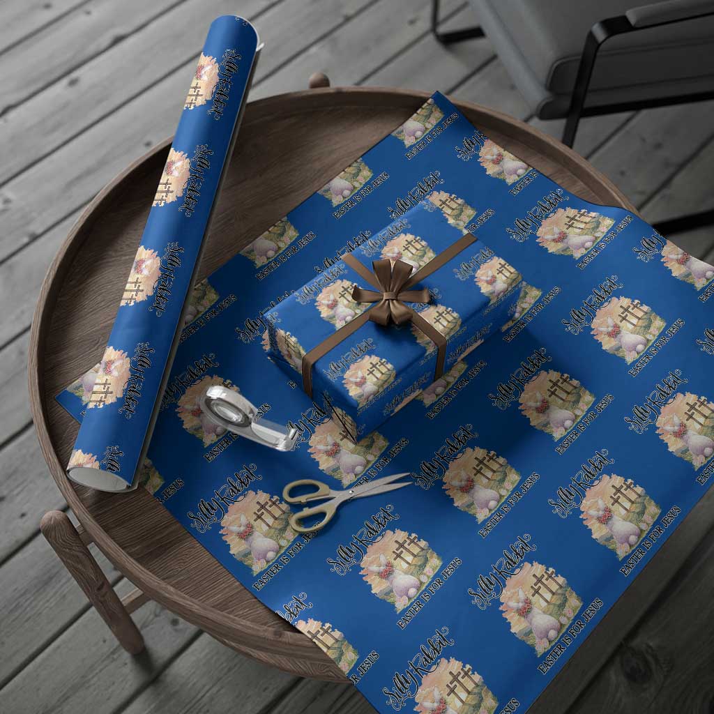 Silly Rabbit Easter Is For Jesus Wrapping Paper Roll Christian Easter