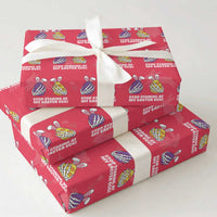 Stop Staring at My Easter Eggs Wrapping Paper Roll Funny Skeleton Bunny Easter