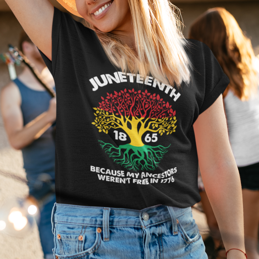 Juneteenth T Shirt Juneteenth 1865 Black History African American Roots Pride - Wonder Print Shop