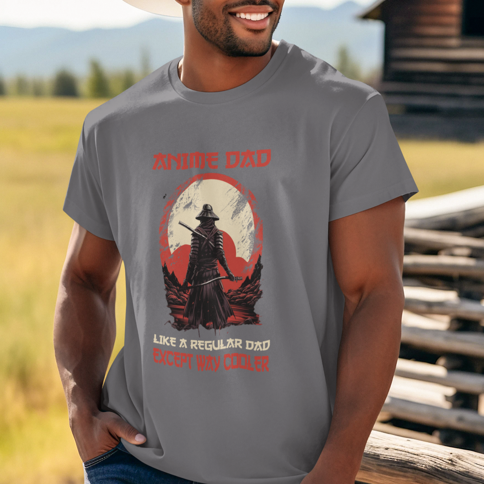 Japanese Samurai T Shirt Anime Dad Like A Regular Dad Except Way Cooler - Wonder Print Shop