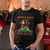 Christmas Sport T Shirt Santa Reindeer Play American Football - Wonder Print Shop