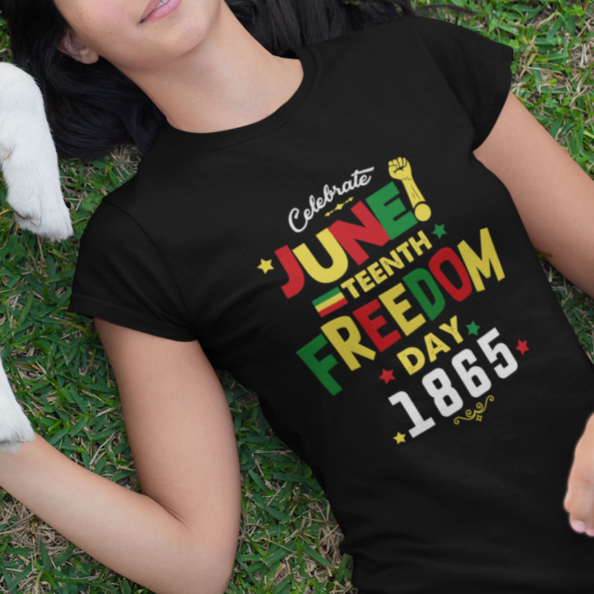 Juneteenth T Shirt Celebrate Juneteenth 1865 Black History Independence Day - Wonder Print Shop