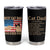 Funny Cat Dad Tumbler Cup Best Cat Dad Ever Definition American Flag Fist Bump