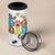 Personalized Dog Dad 3D Inflated Effect Printed 4 in 1 Can Cooler Tumbler Custom Dogs Photo Best Dog Dad Ever Thanks For Belly Rubs And Picking Up My Poop - Wonder Print Shop