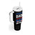 Patriots Dad Tumbler With Handle Like A Regular Dad Only Cooler Patriotic Papa US Flag