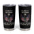 American Veteran Tumbler Cup Like My Father Before Me Us Flag Angel Wings Combat Boots And Dog Tag