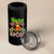 Funny Latino Mom 4 in 1 Can Cooler Tumbler Mom Life Got Me Feeling Un Poco Loco Hispanic Sugar Skull - Wonder Print Shop