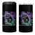 Suicide Prevention Awareness 4 in 1 Can Cooler Tumbler Teal Purple Butterfly It's Ok If The Only Thing You Do Today Is Breathe - Wonder Print Shop