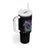 Suicide Prevention Awareness Tumbler With Handle Teal Purple Butterfly It's Ok If The Only Thing You Do Today Is Breathe