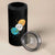 Funny Total Solar Eclipse 4 in 1 Can Cooler Tumbler Cute Earth Moon Sun American Totality April 8 2024 - Wonder Print Shop