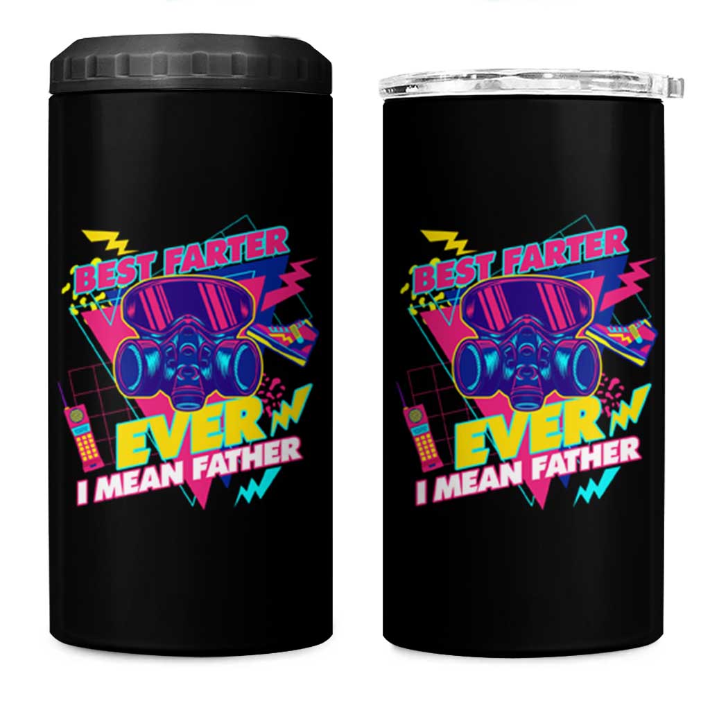 Retro Funny Dad 4 in 1 Can Cooler Tumbler World's Best Farter I Mean Father - Wonder Print Shop