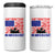 Funny Fishing 4 in 1 Can Cooler Tumbler I Can't Work Today My Arm Is In A Cast Fisherman US Flag - Wonder Print Shop