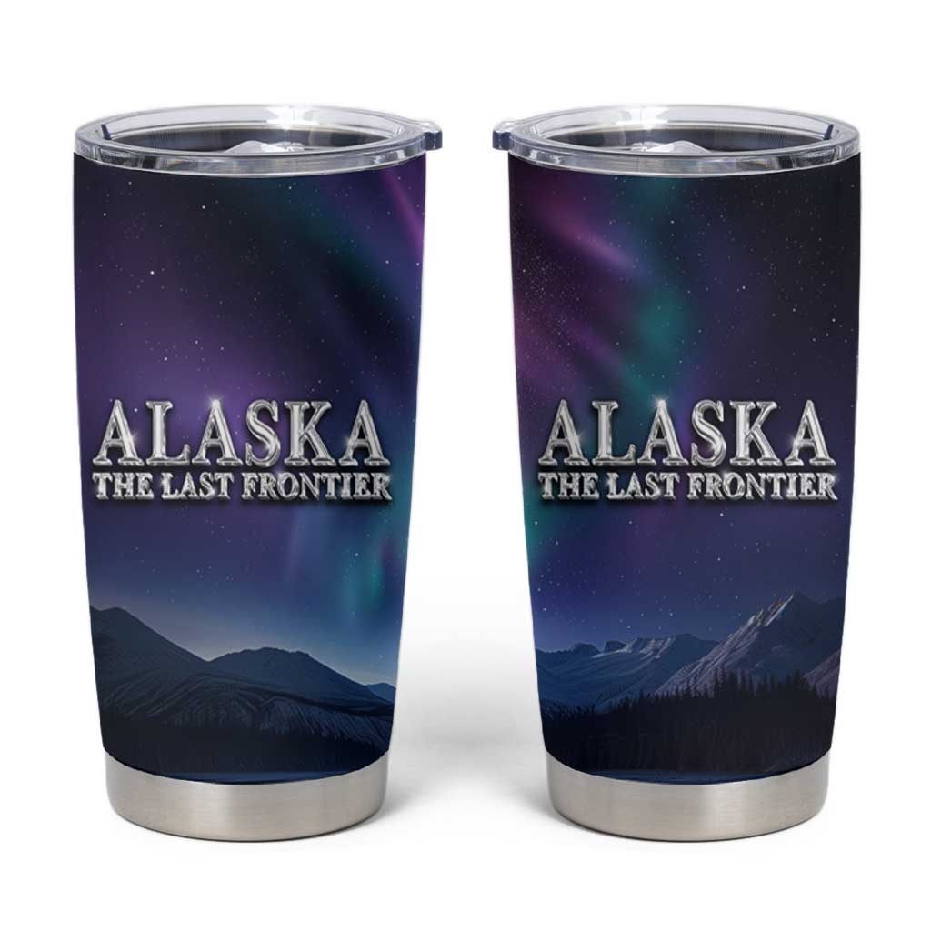 Alaska Aurora Tumbler Cup The Last Frontier Bear Home