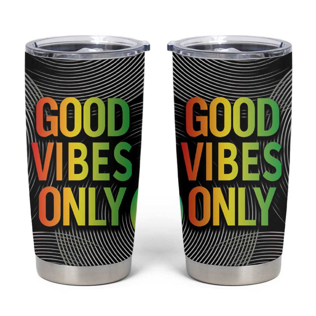 Jamaica Reggae Reggae Tumbler Cup Good Vibe Only