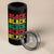 Black Pride 4 in 1 Can Cooler Tumbler Black Love Joy Excellence Pride BLM Black History