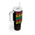 Black Pride Tumbler With Handle Black Love Joy Excellence Pride BLM Black History