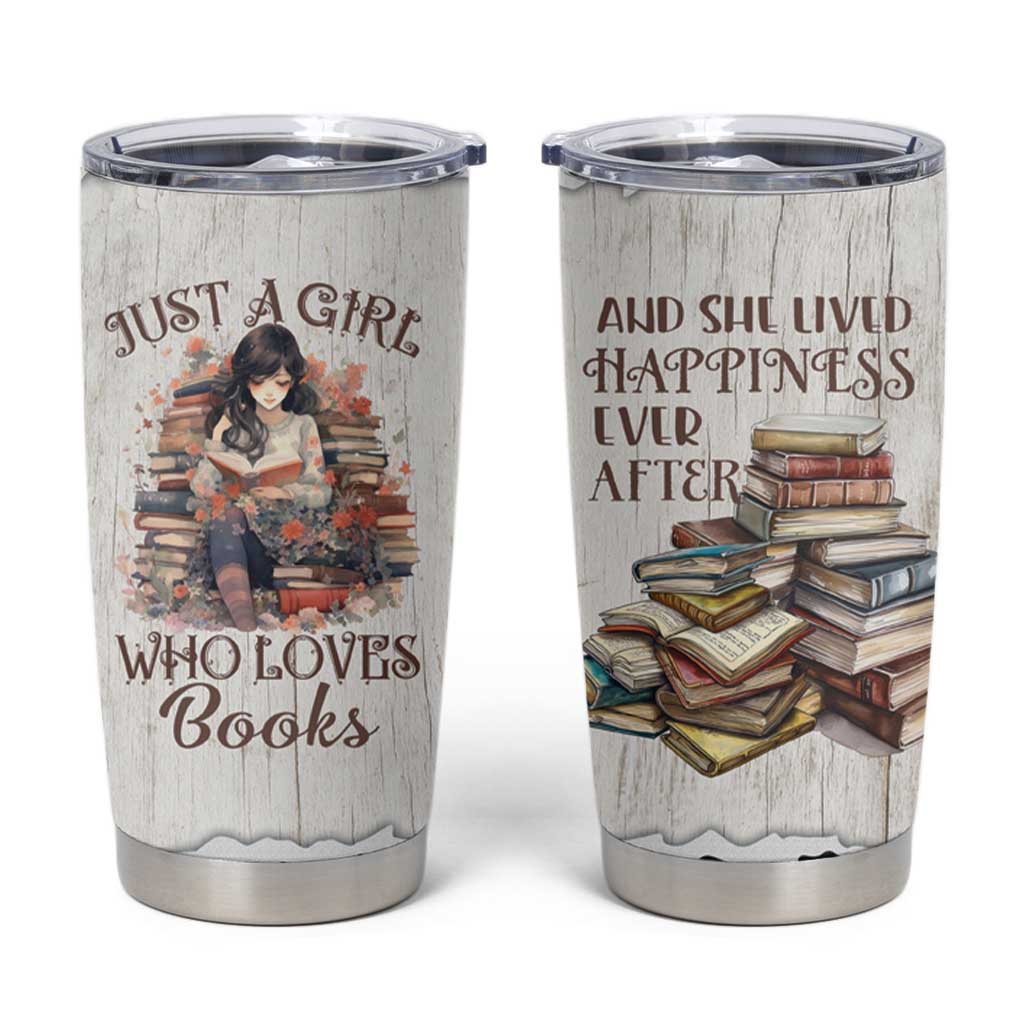 Book Lover Tumbler Cup Just A Girl Who Loves Books