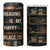 Book Lover 4 in 1 Can Cooler Tumbler Reading Is My Happy Place Vintage Bookshelf - Wonder Print Shop