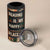 Book Lover 4 in 1 Can Cooler Tumbler Reading Is My Happy Place Vintage Bookshelf - Wonder Print Shop