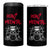 Heavy Metal 4 in 1 Can Cooler Tumbler Cat Drummer Meowtal Rock Drum Band - Wonder Print Shop