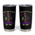 Mardi Gras Tumbler Cup Don't Make Me Go All Voodoo On You Skeleton Witch Doctor - Wonder Print Shop