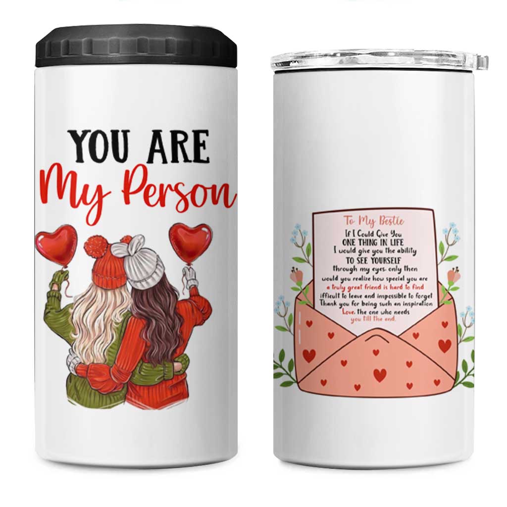 Gifts for Best Friends 4 in 1 Can Cooler Tumbler You Are My Person - Wonder Print Shop