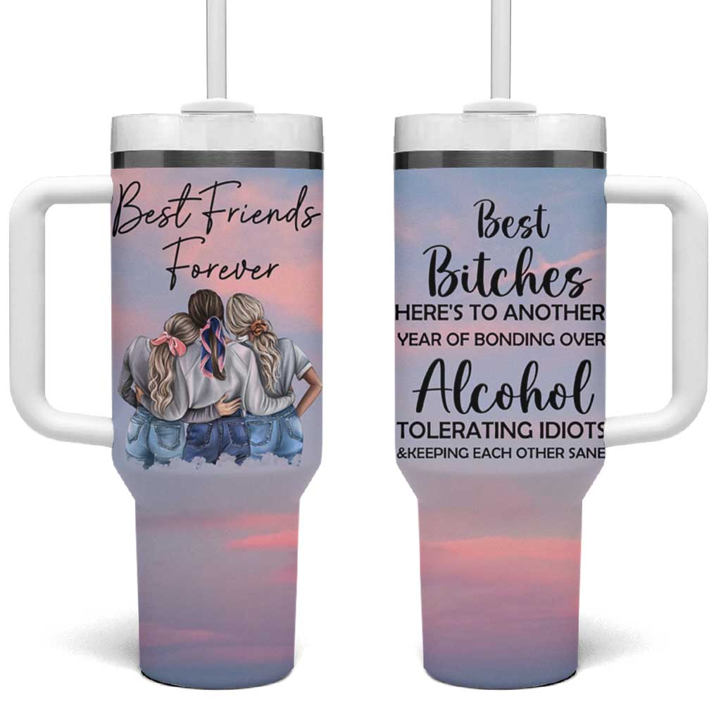 Friendship Gifts Tumbler With Handle Best Friends Forever