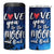 Romantic Gift for Couple 4 in 1 Can Cooler Tumbler Love You To The Moon And Back