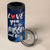 Romantic Gift for Couple 4 in 1 Can Cooler Tumbler Love You To The Moon And Back