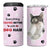 Funny Husky 4 in 1 Can Cooler Tumbler Everything Tastes Better With Dog Hair Gifts for Husky Owner - Wonder Print Shop