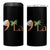 Harris 2024 Funny Coconut Tree 4 in 1 Can Cooler Tumbler Comma La Presidential Election - Wonder Print Shop