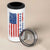 Harris Walz Waltz 2024 4 in 1 Can Cooler Tumbler USA Flag American Election - Wonder Print Shop