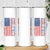 Harris Walz Waltz 2024 Skinny Tumbler USA Flag American Election