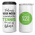 Tennis And Wine Lovers 4 in 1 Can Cooler Tumbler Today's Good Mood Is Sponsored - Wonder Print Shop