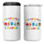 Teacher 4 in 1 Can Cooler Tumbler Retro Teaching Future Leaders Groovy Teacher Back To School - Wonder Print Shop