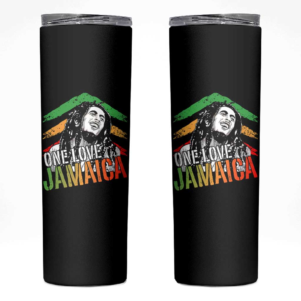 Rasta Reggae Music Marley Skinny Tumbler One Love Jamaica Peace Rastafari Roots