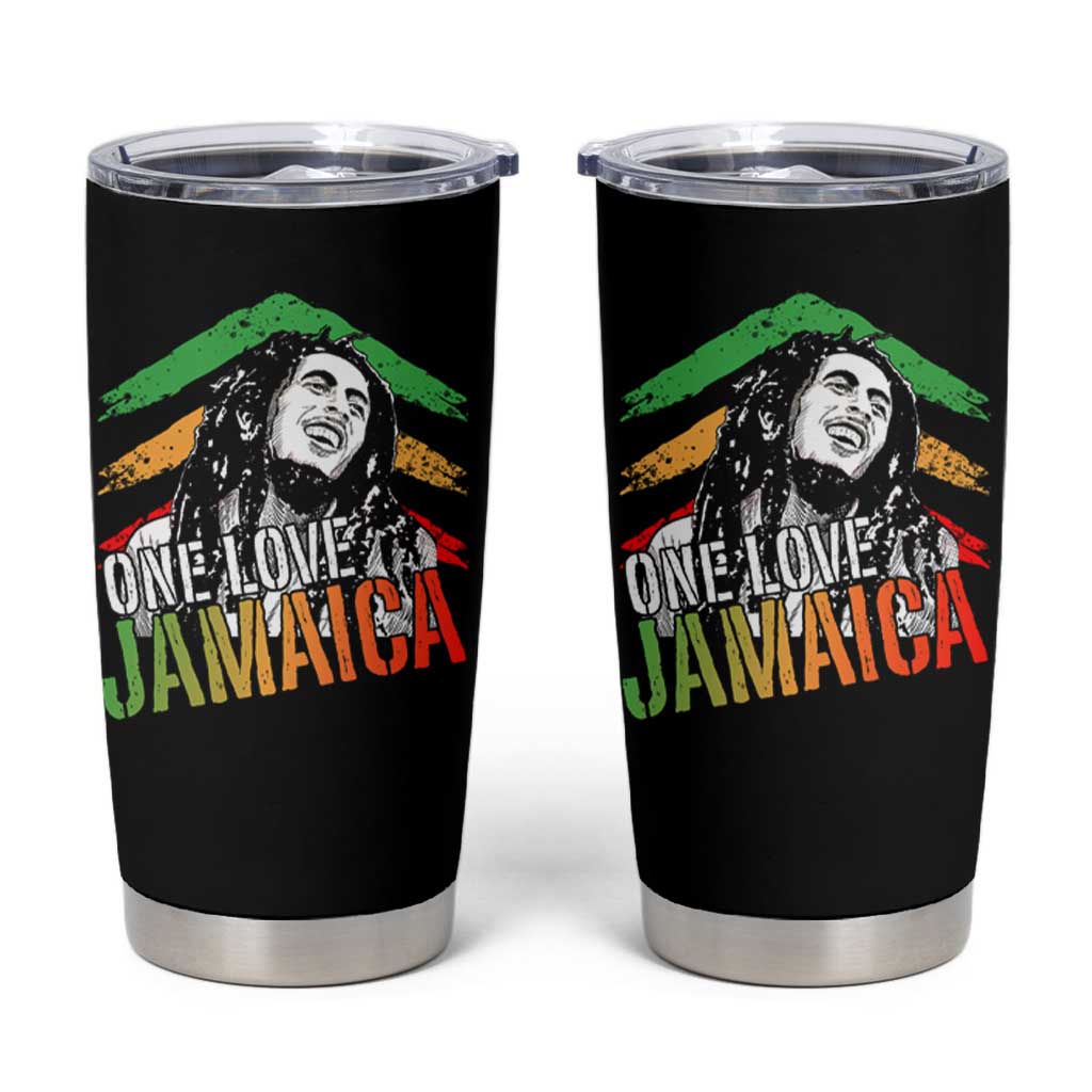 Rasta Reggae Music Marley Tumbler Cup One Love Jamaica Peace Rastafari Roots