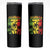 Jamaican Pride Skinny Tumbler One Love Jamaica Peace Sunset Travel Vacation Souvenir