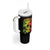 Jamaican Pride Tumbler With Handle One Love Jamaica Peace Sunset Travel Vacation Souvenir