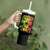 Jamaican Pride Tumbler With Handle One Love Jamaica Peace Sunset Travel Vacation Souvenir