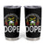 Jamaican Girl Tumbler Cup Unapologetically Dope Black Pride Melanin Afro Jamaica Flag Messy Bun