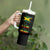 Roots Rock Reggae Tumbler With Handle One Love One Heart Marley Peace Rastafari