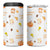 Pumpkin Season Fall Gift 4 in 1 Can Cooler Tumbler Autumn Travel Cup For Thanksgiving - Wonder Print Shop