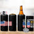 Funny Mens Drinking 4 in 1 Can Cooler Tumbler I'm Holding a Beer So Yeah I'm Pretty Busy American Flag - Wonder Print Shop