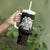 Skeleton Drinking Coffee Tumbler With Handle Touch My Coffee And I Will Drink It From Your Skull - Wonder Print Shop